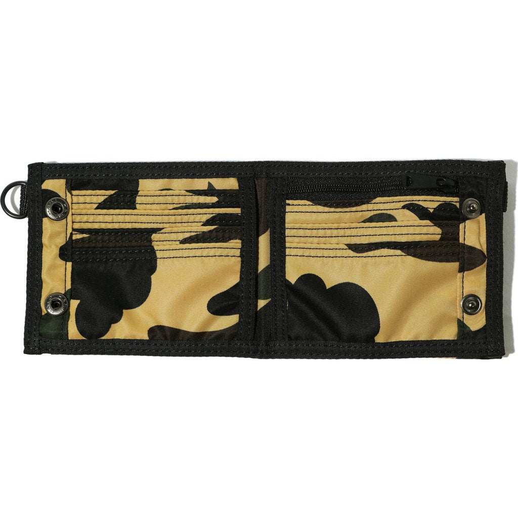 Bape x Porter 1st Camo Wallet 'Yellow'