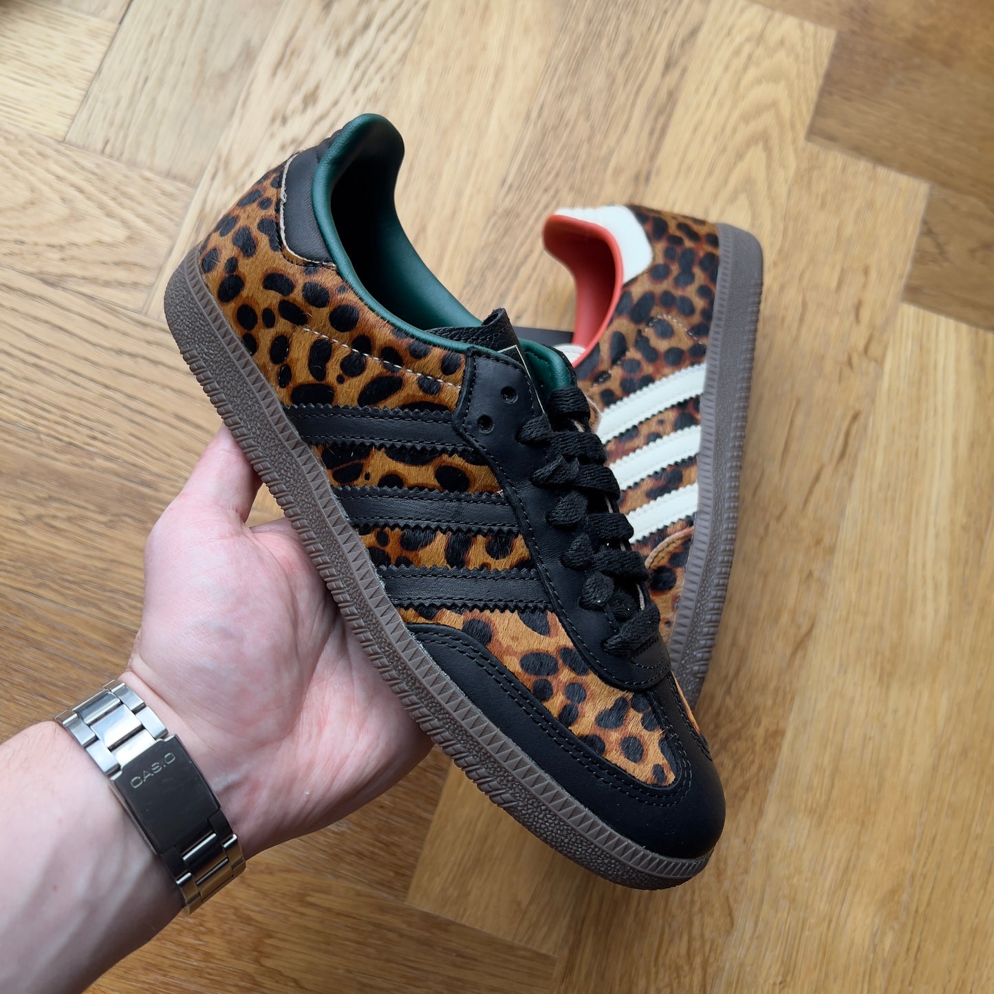 Adidas Samba OG Leapord ‘Black/Green’